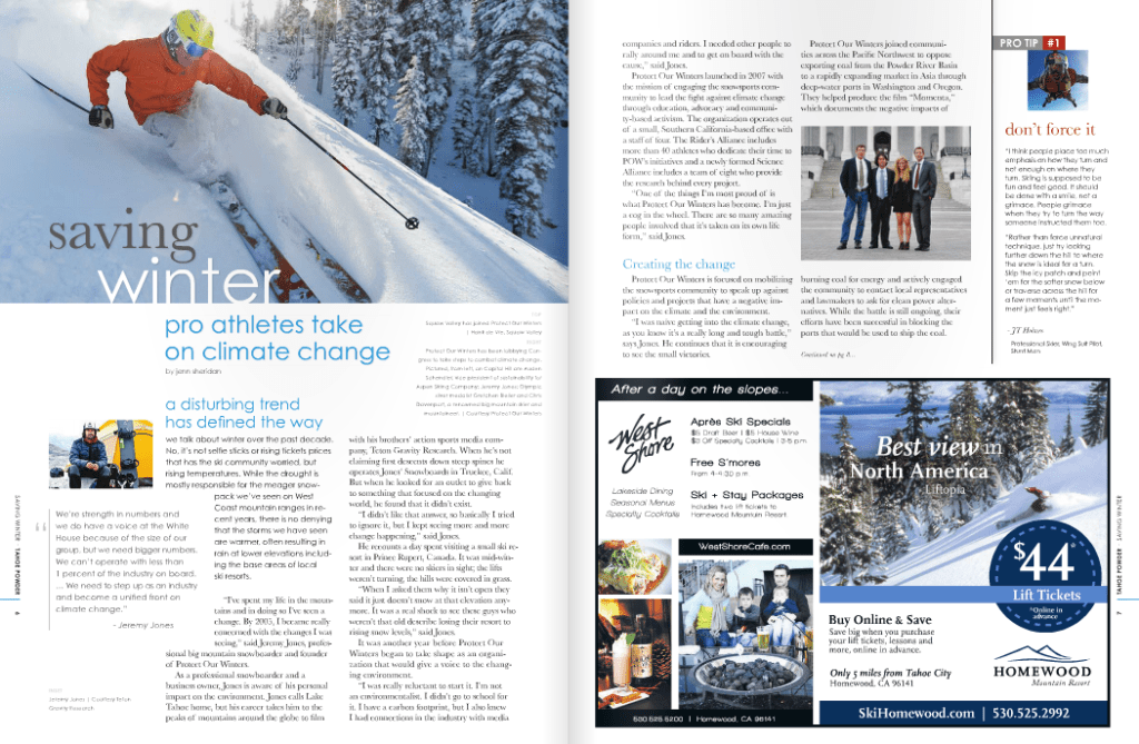 Protect Our Winters, Jeremy Jones