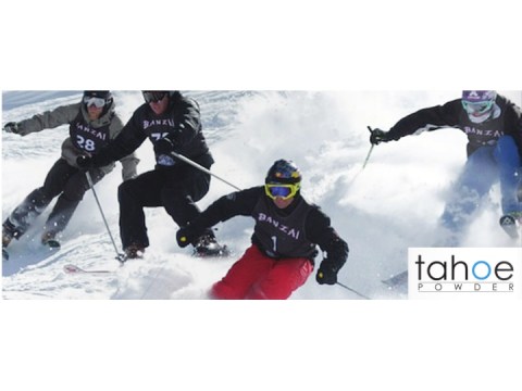 Daron Rahlves at the Banzai Tour in Tahoe Powder